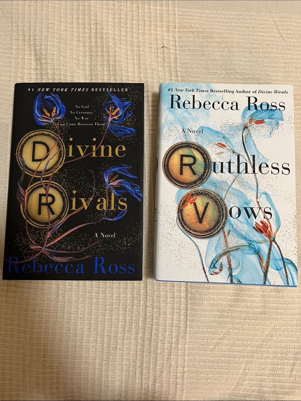 Divine Rivals & Ruthless Vows by Rebecca Ross (Hardcover)